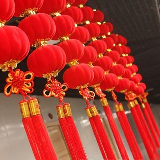 Lồng đèn đỏ trang trí đường kính 5cm
