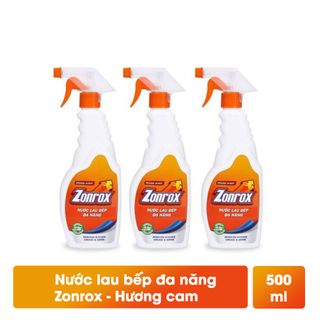 Nước Lau Bếp Đa Năng Diệt Khuẩn Zonrox APKC Hương Can chai 500ml giá sỉ