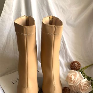 Giày Boot nữ gót mảnh thời trang cao cấp gót nhọn cao 8cm - YH228K