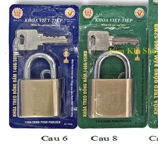 Khoá treo đồng bấm Việt Tiệp
