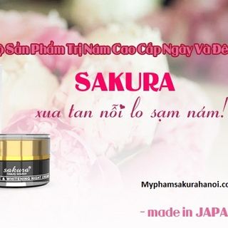 Bộ Kem Giảm Hết Nám Trắng Da Cao Cấp SAKURA Rất Hiệu Quả giá sỉ