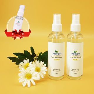 Combo 2 chai xịt rửa tay khô nano bạc 100ml -Tặng kèm 01 chai nước rửa tay khô 30ml - Joton Hand Sanitizer Nano giá sỉ