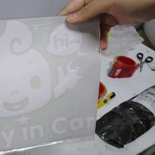 Decal trang trí Sportmind/Baby in car