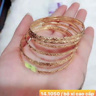 Bộ vòng xi men vàng cao cấp