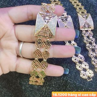 Lắc tay xi vàng 18k