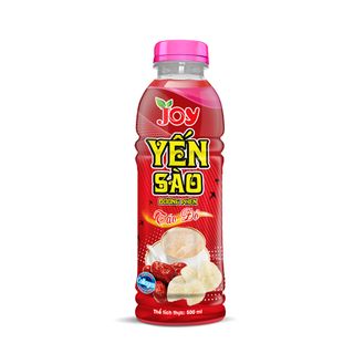 Thùng 24 Chai Nước Yến Sào Đường Phèn Táo Đỏ JOY Tăng Cường Trí Nhớ 500ml