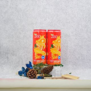 Nước Cam Ép 325ml (Thùng 24 lon) - Thương hiệu JOY