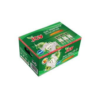 Thùng 24 lon Nước Mãng Cầu Xiêm Ép JOY - Ngọt Ngọt - Ngon Ngon - Thơm Thơm - Đã Thèm - Uống Thử Ngay 325ml