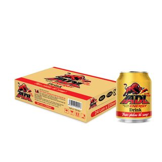 Thùng 24 Lon Nước Tăng Lực IADL - Dòng Tăng Lực Mới - Bổ Sung GẤP ĐÔI Khoáng Chất - Uống là Khỏe Ngay