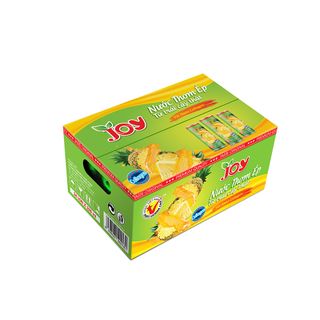 Thùng 24 lon Nước Thơm Ép JOY - Chua Chua - Ngòn Ngọt - Ngon Ngất Ngây Tăng Hương Vị Mùa Hè 325ml