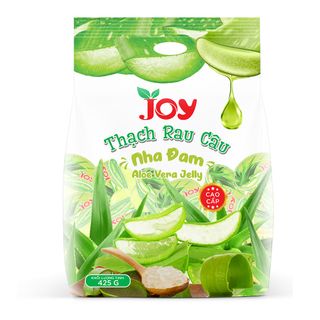 Thùng 15 Túi Thạch Rau Câu Nha Đam JOY - Nhai Giòn Tan Trong Miệng - Vị Nha Đam Thanh Mát (25cúp/túi)