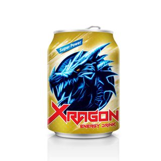 Thùng 24 Lon Nước Tăng Lực XRAGON - Năng Lượng Đột Phá Của Rồng - Đánh Tan Ngay Cơn Buồn Ngủ