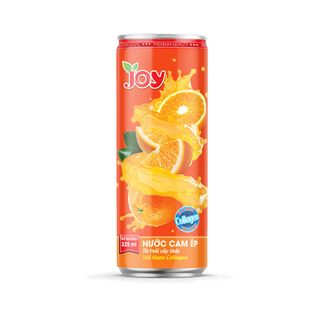 Thùng 24 Lon Nước Cam Ép Tươi Vắt Từ Trái Cam Đóng Lon Chua Chua Ngọt Ngọt Bổ Sung Vitamin C Cho Cơ Thể Khỏe Mạnh Cùng Collagen Trẻ Hóa Da