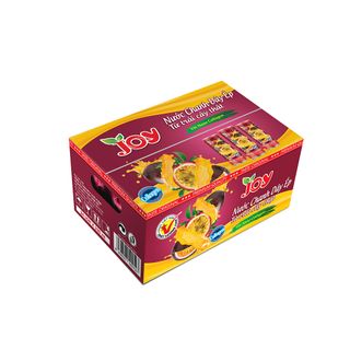 Thùng 24 Lon Nước Chanh Dây Ép JOY Chua Chua Ngọt Ngọt Ngon Tê Tái Suýt Xoa với Nano Collagen Đẩy Lùi Lão Hóa 500ml