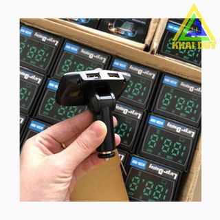 Tẩu Sạc Xe Hơi 2 USB Có Màn Hình LDC KCB901 Có Bluetooth Kiêm Đọc Thẻ Nhớ