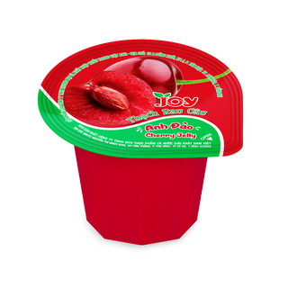 Thùng 15 Túi Thạch Rau Câu Anh Đào JOY Vị Chua Chua Ngọt Ngọt Ngon Miệng (25cúp/túi)
