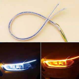 Bộ đèn led mí kết hợp xi nhan có remote điều khiển