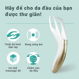 Máy massage đầu hình bàn tay (massage Shiatsu / chăm sóc da đầu / massage thư giãn)