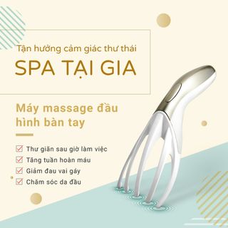 Máy massage đầu hình bàn tay (massage Shiatsu / chăm sóc da đầu / massage thư giãn)