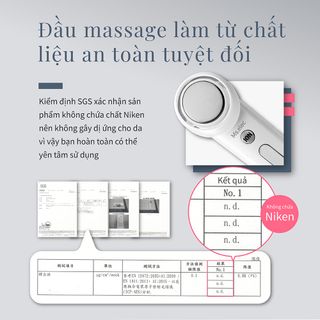 Máy chăm sóc da ION 40°C đa năng (làm sạch sâu/đẩy dưỡng chất/rung tần số cao/cấp nhiệt làm ấm da)