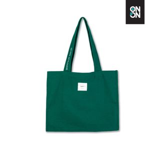 Túi Vải Canvas Đeo Vai Unisex In Chữ Đơn Giản
