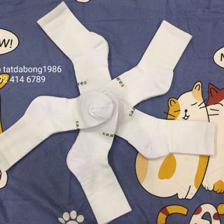 Tất đá bóng, thể thao feeture,s vớ dài chống trơn trượt nam nữ - tất dệt kim dày dặn, không lưu mùi loại cổ lửng