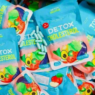 Detox khử mỡ giấm táo Cholesterol