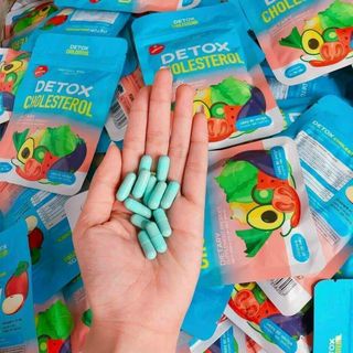 Detox khử mỡ giấm táo Cholesterol