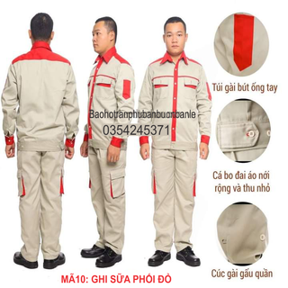 Quần áo BHLĐ kaki 3.1 : mã 10