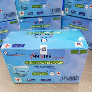 Khẩu trang y tế cao cấp 4 lớp (hồng)