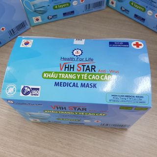 Khẩu trang y tế cao cấp 4 lớp (hồng)