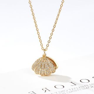 Dây chuyền bạc S925 mặt sò điệp