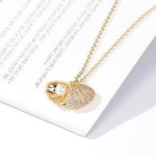 Dây chuyền bạc S925 mặt sò điệp