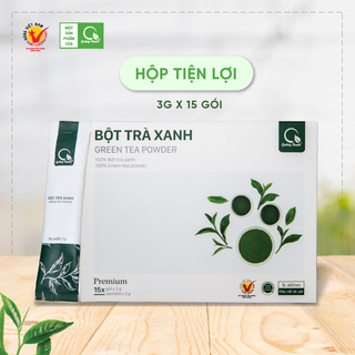 Hộp Bột Trà Xanh Quảng Thanh Tiện Lợi (3g x 15 gói) giá sỉ