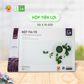 Hộp Bột Tía Tô Quảng Thanh Tiện Lợi (3g x 15 gói)