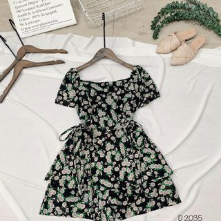 Jumpsuit hoa giả váy J2035