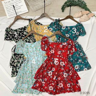 Jumpsuit hoa giả váy J2035