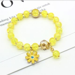 vòng tay đá tuyết mix kim loại - giá sỉ 29k 1chuoi vòng