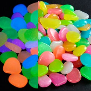 combo 20 viên đá dạ quang phát sáng trong đêm đủ màu - giá sỉ 23k/20 viên