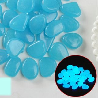 Đá dạ quang phát sáng trong đêm