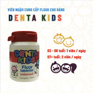 Viên ngậm chắc răng Denta Kids