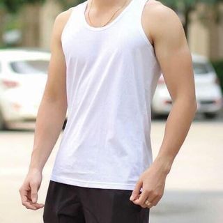 Áo ba lỗ trắng nam Maxtino