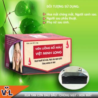 Thuốc bổ máu, xanh xao, gầy yếu - Cao khỉ Việt Minh Long