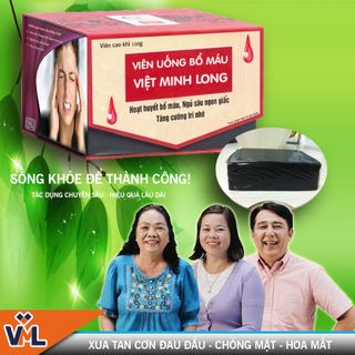 Thuốc bổ máu, xanh xao, gầy yếu - Cao khỉ Việt Minh Long