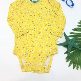 Bộ áo liền quần dài tay họa tiết xinh xắn đáng yêu cho bé gái BS030