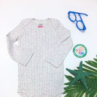 Bộ áo liền quần dài tay họa tiết xinh xắn đáng yêu cho bé gái BS030