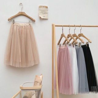 Chân váy lưới