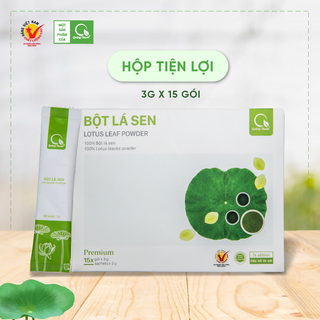 Hộp Bột Lá Sen Quảng Thanh Tiện Lợi (3g x 15 gói)