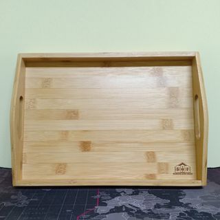 Khay gỗ tre ghép đựng trà, thức ăn hình chữ nhật - GIÁ SỈ - Hàng sản xuất chuẩn tre Việt Nam