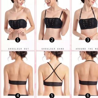 Áo lót chống tụt áo ngực rút dây tạo khe